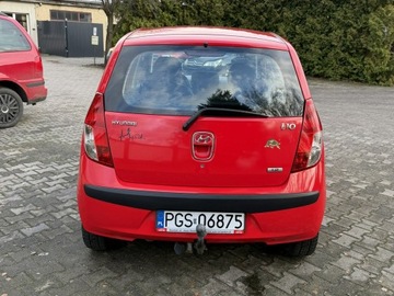 Hyundai i10 I Hatchback 1.2 DOHC 78KM 2009 Hyundai i10 1.2 Benzyna 78KM niski przebieg TOP, zdjęcie 4
