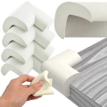 ZABEZPIECZENIE NA ROGI ZABEZPIECZENIA SZAFEK NAROŻNIKÓW PIANKOWE X 4 BIAŁE