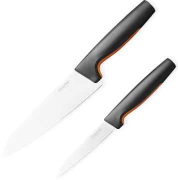 НАБОР FISKARS ИЗ 5 КУХОННЫХ НОЖЕЙ ДЛЯ ОВОЩЕЙ И ФРУКТОВ CHEF + ТОЧИЛКА