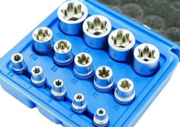 ВНУТРЕННИЕ ТОРЦОВЫЕ КЛЮЧИ TORX E4–E24