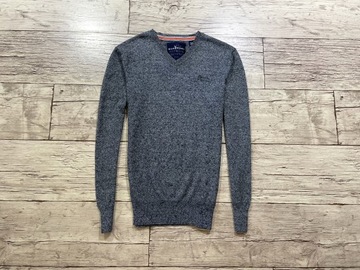 SUPERDRY Sweter Męski Serek Bawełna melanż M