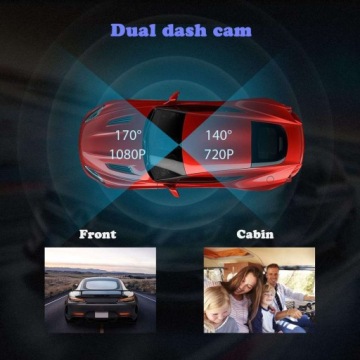 Регистратор DUAL Driving, видеокамера