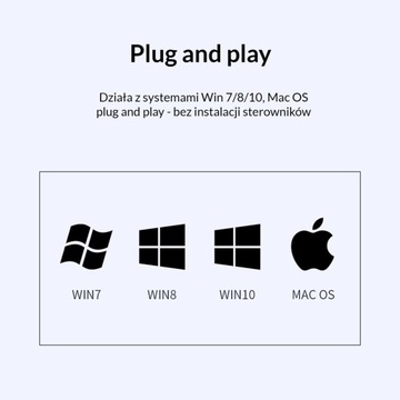 Адаптер USB-C — HDMI 2.0 4K@60 Гц ORICO, алюминий