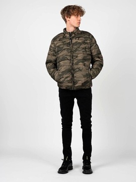 PEPE JEANS Kurtka puchowa Jack Camo PM402588 Zielony Regular Fit