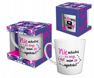 Kubek Crazy Girl NBC 480ml Nie Wchodzę na wagę