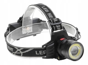 Latarka czołowa T6 LED czołówka ZOOM