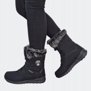 Сноубутсы American Boots Trappers Warm Black 40