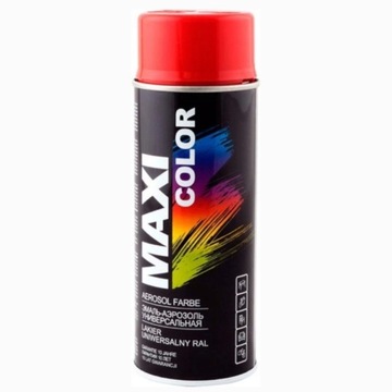 MAXI SPRAY FARBA LAKIER RAL 3000 CZERWONY POŁYSK