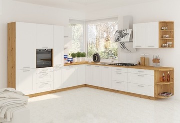 Кухонная мебель LUNA DUSTGREY WHITE 150 см