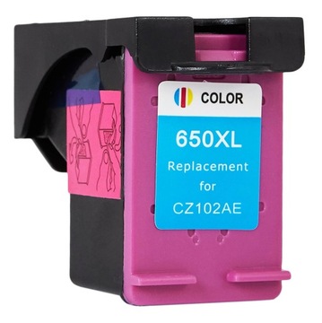 Tusz do HP 650XL Kolor CZ102AE 1015 1515 2515