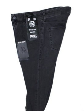 Diesel Slandy Zip jeansy damskie rurki z zamkami 00SPUI-0680I oryg. W32/L32