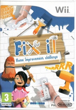 Fix IT Home Improvement Challenge Wii Pudełkowa