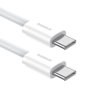 КАБЕЛЬ BASEUS FAST USB-C/USB-C ПРОЧНЫЙ КАБЕЛЬ 30 Вт ДЛЯ КОМПЬЮТЕРНОГО ТЕЛЕФОНА 1 м