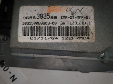 9656303580 OBRAZOVKA NAVIGACE 2.2 HDI 98 2003 PEUGEOT 607 (9D 9U)