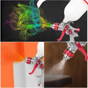 ПИСТОЛЕТ ДЛЯ ПОКРАСКИ HVLP, НАСАДКА 1,3мм, БАК 600 МЛ