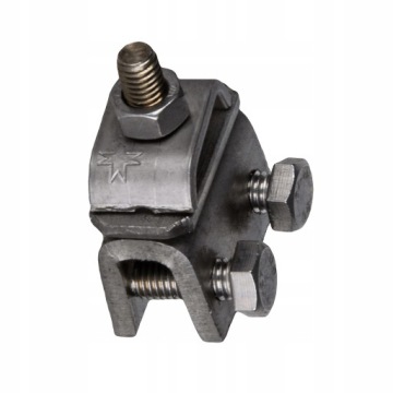 Молниезащитный держатель для листового металла, фальц, ЧЕРНЫЙ, нержавеющий