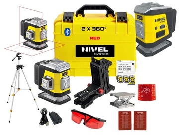 NIVEL SYSTEM CL2R 2x360 RED LASER KRZYŻOWY +STATYW
