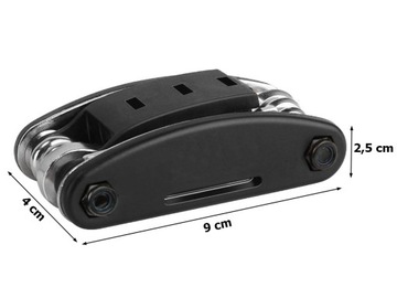 НАБОР ВЕЛОСИПЕДНЫХ КЛЮЧЕЙ 16 В 1, УНИВЕРСАЛЬНЫЙ, МНОГОФУНКЦИОНАЛЬНЫЙ