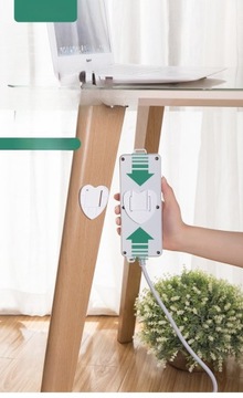 ПЕРЕХОДНИК СЕТЕВОЙ РОЗЕТКИ ДЕРЖАТЕЛЬ КАБЕЛЯ ПОЛОСКА ДЛЯ НАСТЕННОГО МОНТАЖА КАБЕЛЯ