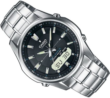 ZEGAREK MĘSKI PREMIUM LINEAGE LCW-M100DSE-1A STEROWANY RADIOWO SOLARNY 40mm