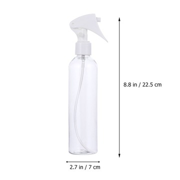 PUSTE BUTELKI Z APLIKACJĄ OLEJEK ETERYCZNY OKRĄGŁY DO WŁOSÓW