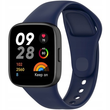 PASEK DO XIAOMI REDMI WATCH 3 WYGODNA OPASKA DO SMARTWATCHA - GRANATOWY