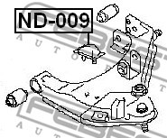 DORAZ TLUMIČE MAZDA 323 BA 94-98 PŘEDNÍ
