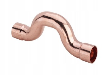 Obejście mufowe mijanka miedź 22 mm dwukielichowe