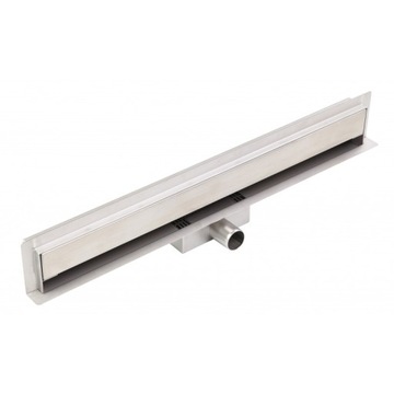 Odpływ liniowy ścienny 80 cm stal nierdzewna FLOW