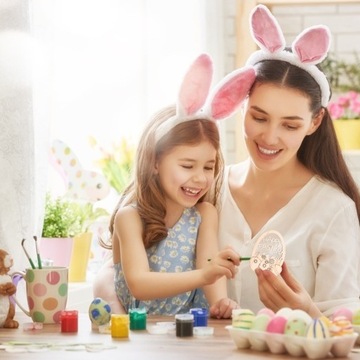 40шт деревянные бирки пасхальный декор