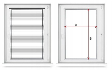 ŻALUZJE ALUMINIOWE NA WYMIAR KOLORY 110x220