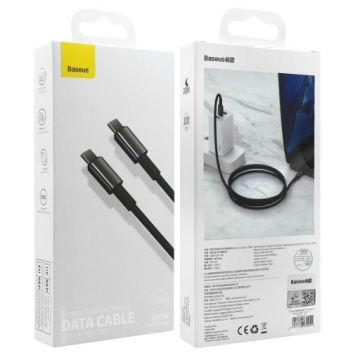 Кабель Baseus Fast USB-C, 100 Вт, черный | 100 см для Apple iPhone 15