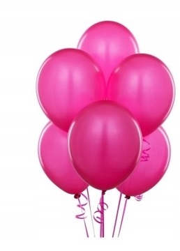Balony Średnie Różowe 10 Sztuk Urodziny
