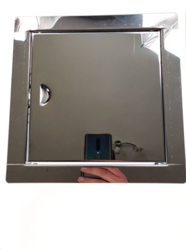 НЕРЖАВЕЮЩАЯ МЕТАЛЛИЧЕСКАЯ ДВЕРЬ 20 X 30 см INOX