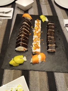 НАБОР ДЛЯ ПРИГОТОВЛЕНИЯ СУШИ, БАМБУКОВЫЙ КОВРИК, РОЛЛ, НОЖ, ПАЛОЧКИ ДЛЯ ЕДЫ, ШПАТКА