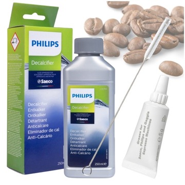 Odkamieniacz Saeco Philips CA6700 + Smar Saeco 5g + szczoteczka