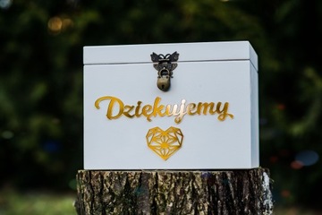 Коробка-конверт с зеркалом - Спасибо.