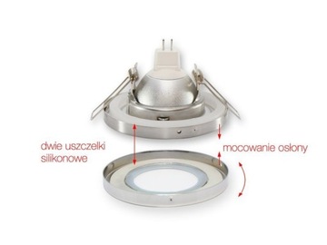 Галогенный светильник для ламп GU10 MR16, водонепроницаемый.