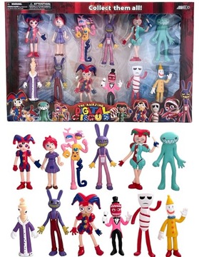 ZESTAW 12 FIGUREK The Amazing Digital Circus - FIGURKI POMNI CYFROWY CYRK