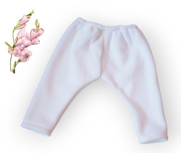 LEGINSY POLAROWE OCIEPLACZE CIEPŁE BIAŁE 74 / 80