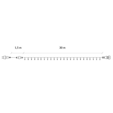 РОЖДЕСТВЕНСКИЕ ОГНИ 500 СВЕТОДИОДНЫХ НАРУЖНЫХ ПОСТОЯННЫХ РОЖДЕСТВЕНСКИХ СВЕТОВ МНОГОЦВЕТНЫЕ