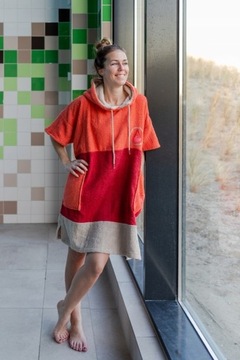 Хлопковое пончо Wave Hawaii - Seta - S