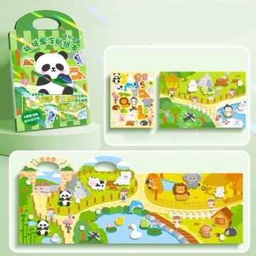 Многоразовая книга с наклейками Goodies Classroom Zoo