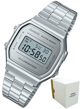 ZEGAREK MĘSKI CASIO RETRO VINTAGE A168WEM + BOX