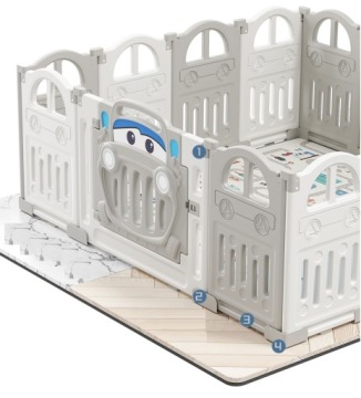 Модульный манеж, детский вольер, бассейн с шариками + КОРЗИНКА