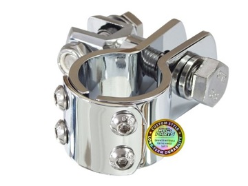 Коляски Подставки для ног на дугах Зажимы 32 мм и 25,4 мм + Резинки измельчителя Хром