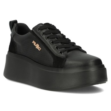 Buty damskie skórzane sneakersy półbuty na platformie Filippo r.36