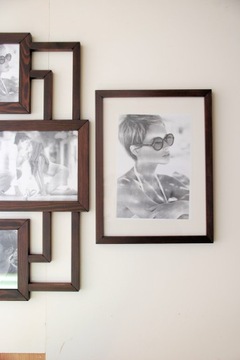 Галерея Деревянный мультирамка Фоторамка Фото Подарок