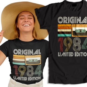 KOSZULKA na 40 urodziny damska VINTAGE KASETA