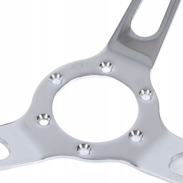 15-ДЮЙМОВЫЙ КЛАССИЧЕСКИЙ РУЛЬ ИЗ НЕРЖАВЕЮЩЕЙ СТАЛИ